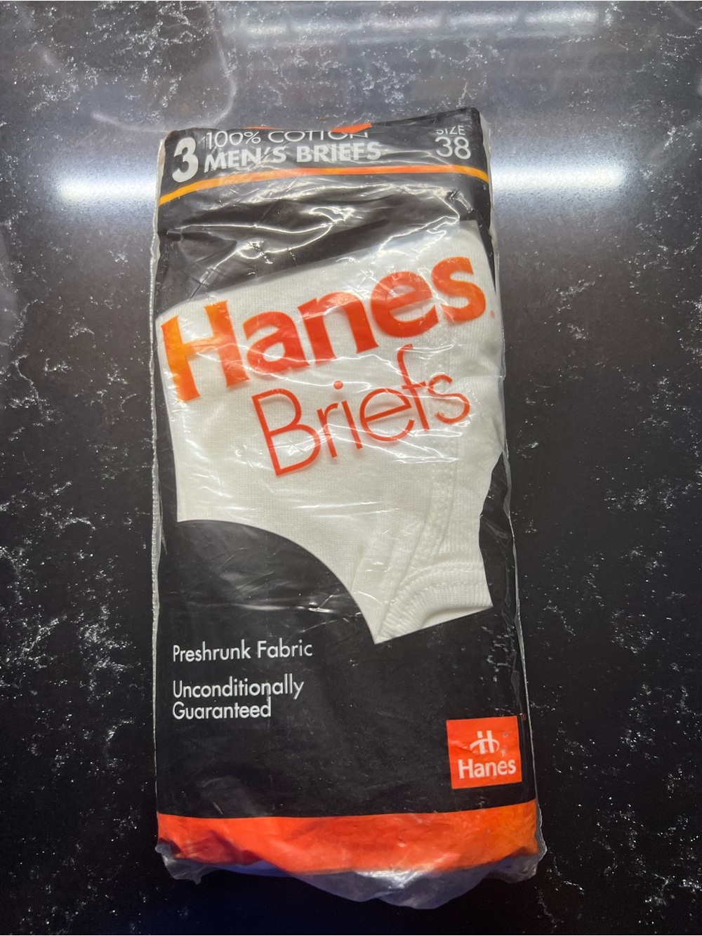 Vintage 1992 Hanes White Men's Briefs 3 Pack